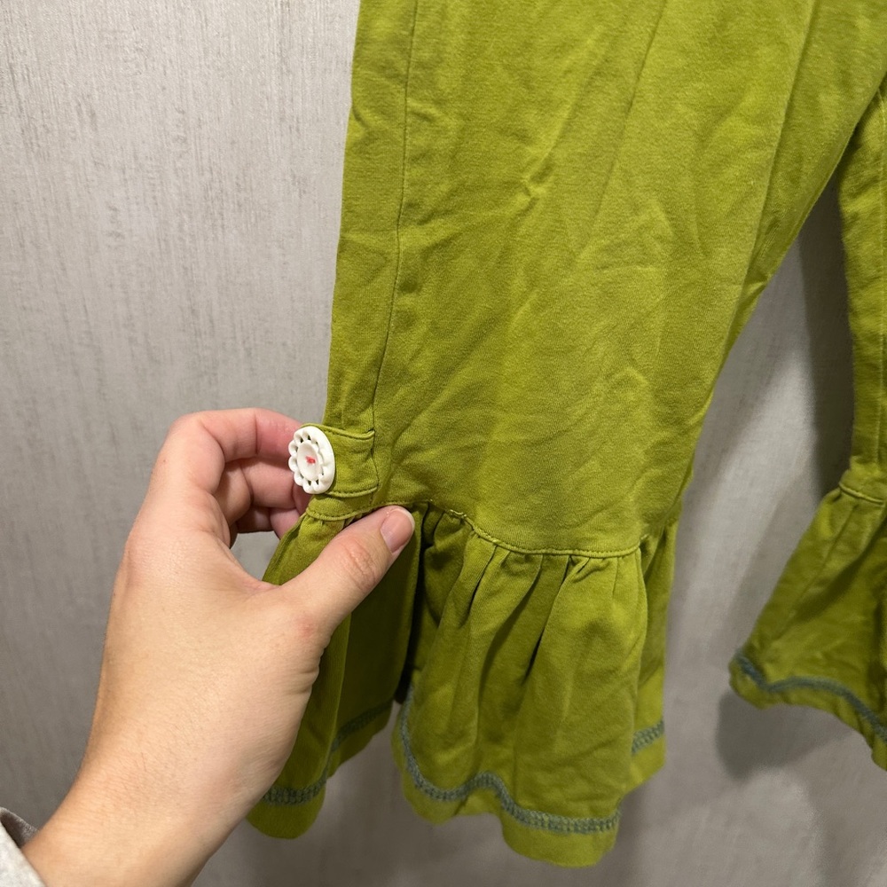 Matilda Jane Lime Green Ruffle Pants - Picture 2 of 6